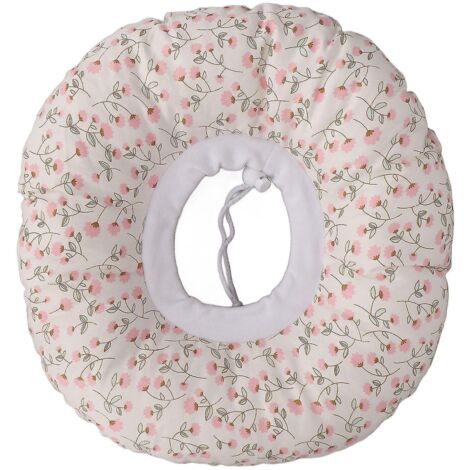 Oreiller anti-perforation d'oreille pour dormeurs latéraux, en coton, pour soulager l'inflammation et les points de pression, protège-oreilles, 32 cm (12,6 pouces), style B (1/5)