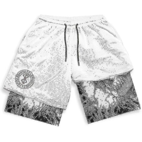 Short de sport anime Berserk Manga imprimé 3D 2 en 1 pour homme et femme, short de compression à séchage rapide pour l'été - 4XL - 15 (1/5)