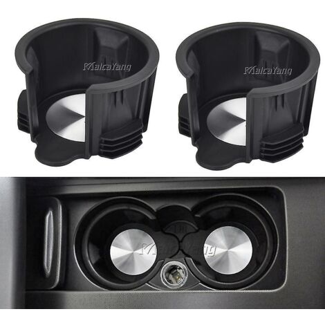 Porte-gobelets pour console centrale de Land Rover Discovery 5/4 et Range Rover Sport (référence LR087454) - Lot de 2 pièces chromées. (1/5)