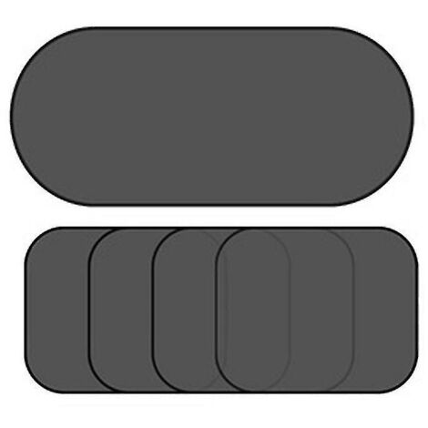 Pare-soleil de voiture, protection solaire latérale, isolation thermique, pare-soleil arrière, protections latérales en maille, ensemble de 5 pièces (1/5)