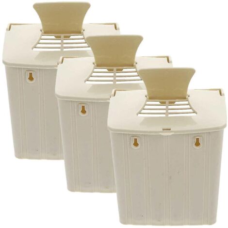Lot de 3 nichoirs suspendus en plastique pour perruches, nichoirs pour oiseaux et colibris. (1/4)