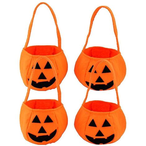sachets à bonbons citrouille - Sachets pour la chasse aux bonbons d'Halloween (1/5)
