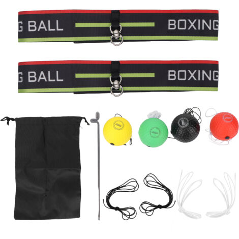 Ballon de Réflexe avec Bandeau Réglable pour Entraînement de Coordination Main-Œil (1/5)