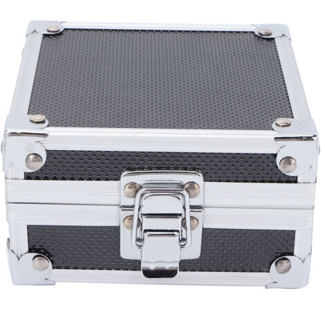Boîte de Rangement Portable pour Machine à Tatouer en Aluminium Mini - Écrin pour Outils de Tatoueur et Montres (1/5)