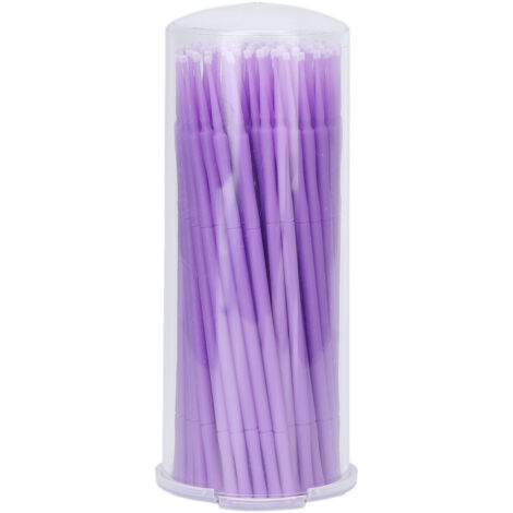 100 bâtonnets applicateurs buccaux jetables violets - Outil dentaire portable et compact (1/5)