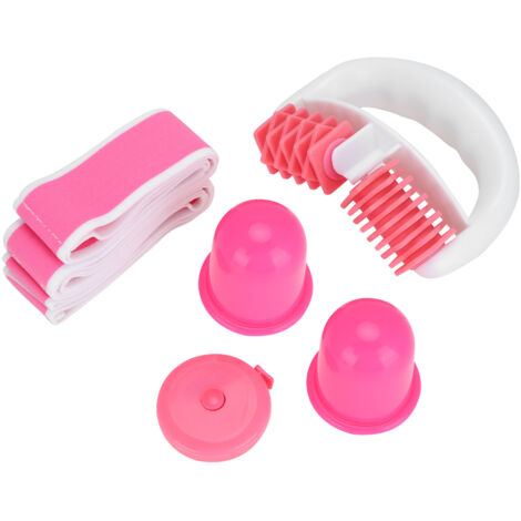 Set de Rouleaux de Massage en Silicone avec Sangle d'Étirement, Ventouses et Règle de Mesure (1/5)