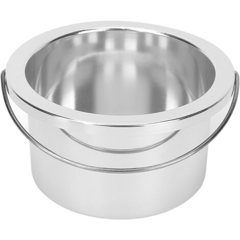 Pot de rechange 100mm pour chauffe-cire portable, accessoire bol à cire épilation pour machine à épiler argenté (1/5)