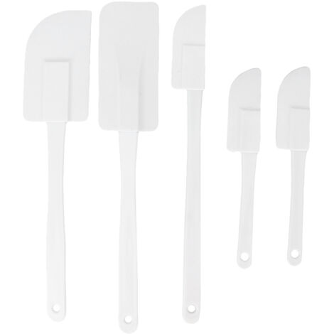 Ensemble de 5 Spatules en Silicone Réutilisables pour Cire Épilation - Applicateur Multifonction pour Salon et Usage Domestique (1/5)