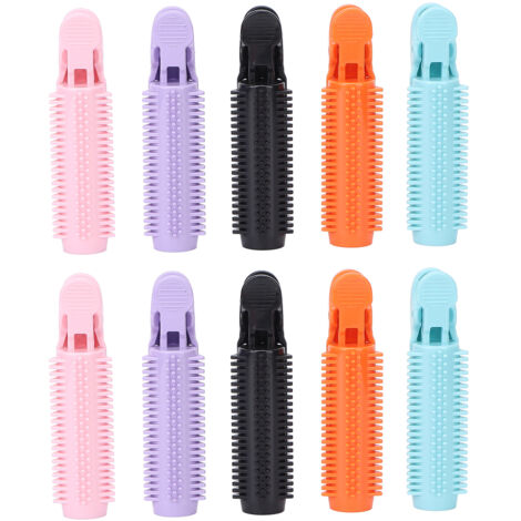 10 pièces Pinces à racines pour cheveux, rouleaux de volume et boucles, accessoire coiffant pour cheveux volumineux (1/5)