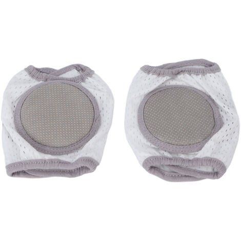 Protection Genoux Bébé Anti-Dérapant Couverture Souple en Coton Élastique Unisexe Gris (1/5)