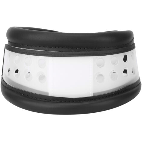 Collier Cervical Réglable et Respirant - Maintien de la Colonne Vertébrale pour Hommes et Femmes - Noir Taille M (1/5)