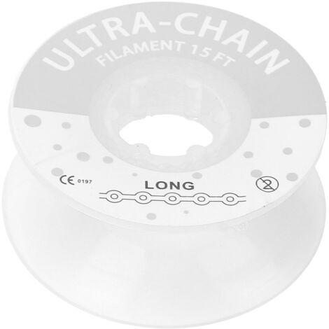 Chaîne orthodontique transparente élastique et flexible pour traitements dentaires - LONG (1/5)