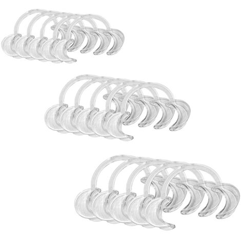 15 Pièces Écarteur de Bouche Dentaire pour Blanchiment, 3 Tailles en Forme C, Retracteur de Lèvres et Joues (1/5)