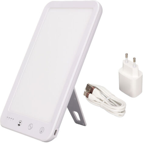 Lampe de luminothérapie 10000 lux LED, protection des yeux, amélioration de l'humeur, 110‑240V, lampe SAD