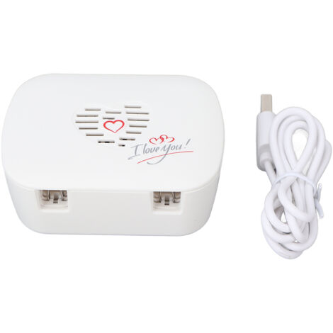 Support mural pour brosse à dents avec chargeur USB et stérilisation UV - Rangement salle de bain (1/5)