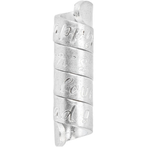 Perles à Barbe Vintage DIY Bracelet Pendentif Accessoire Capillaire Argenté Antique (1/5)