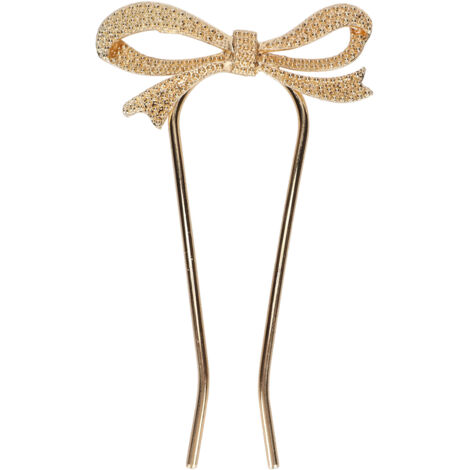 Épingle à cheveux or élégante pour mariage, durable et pratique, idéale pour soirées et bals. (1/5)