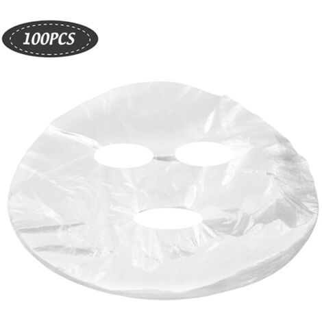 100 Pièces Masques Jetables Visage Entier - Outil de Beauté et Soins de la Peau Sains