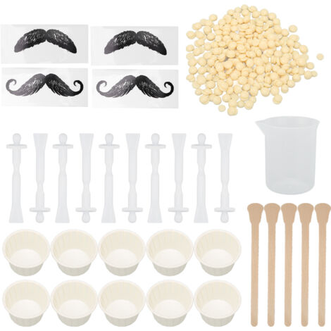 Kit de Cire pour Nez - Épilation Efficace et Douce avec Cire et Bâtonnets, Retrait des Poils du Nez (1/5)