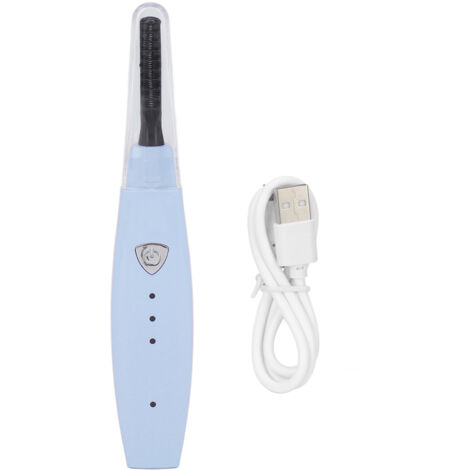 Curleur de Cils Électrique Rechargeable USB pour un Recourbage Durable et Naturel - Bleu (1/5)