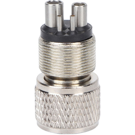 Adaptateur de Fraise Dentaire Haute Vitesse 4 à 2 Trou en Acier Inoxydable pour Dentiste (1/5)