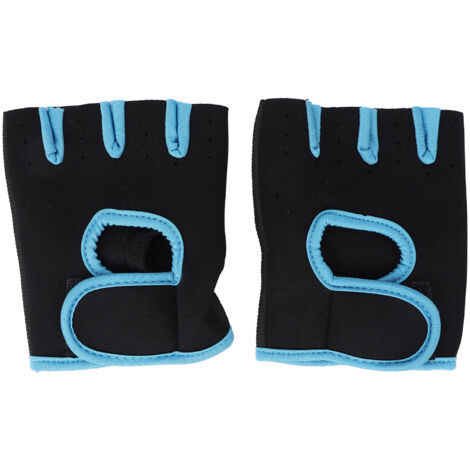 Gants de Fitness Respirants et Ajustables pour Musculation et Sport en Salle Bleu Foncé (1/5)