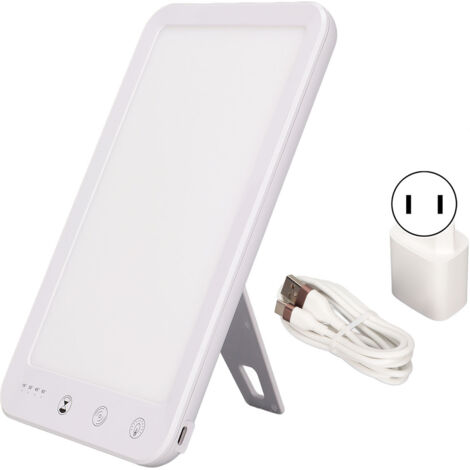 Lampe de luminothérapie 10000 lux LED pour améliorer l'humeur, protection des yeux, 110-240V