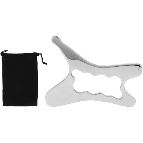 Outil Gua Sha en Acier Inoxidable pour Massage des Pieds, Cheville et Jambe (1/5)
