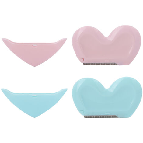 Rasoir à Sourcils en Forme de Cœur pour Épilation Faciale et Modelage des Sourcils (1/5)