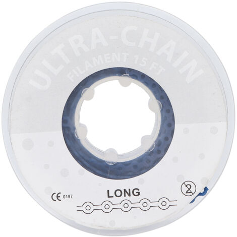 Chaînes élastiques orthodontiques bleues - Accessoire portable pour traitement dentaire et appareils dentaires (1/5)