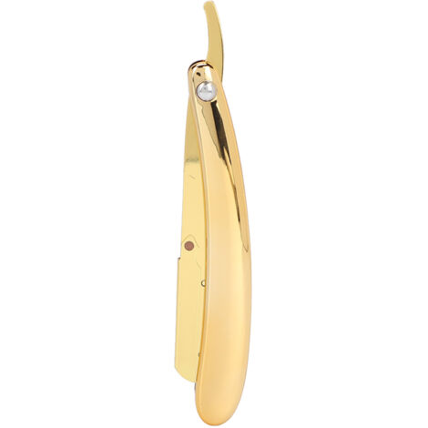 Porte-couteau de rasage droit - Design ergonomique, prise en main confortable et contrôle facile - Idéal pour barbiers et coiffeurs (1/5)