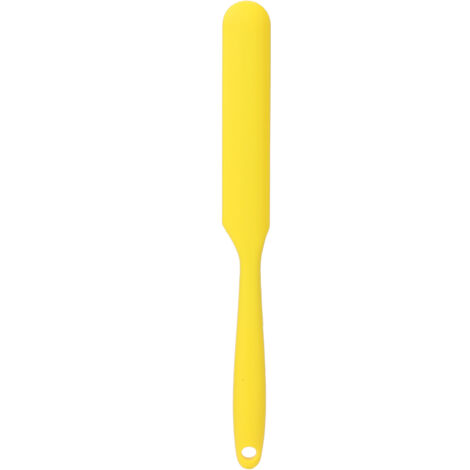 Spatule en Silicone Multifonctionnelle pour Cire à Épiler - Applicateur et Grattoir Jaune (1/5)