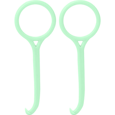 2 pièces Outil de Retrait Professionnel pour Aligneurs, Appareils Dentaires et Contention - Soin Buccal Vert Clair (1/5)