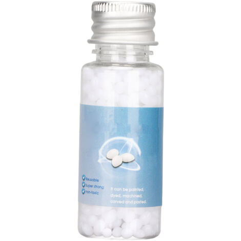 Perles de réparation dentaire - Kit de soin temporaire pour dents cassées ou manquantes - Flacon moyen