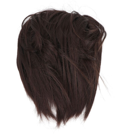 Chignon Désordonné Élastique Ajustable Postiche Cheveux Naturels pour Femmes et Filles Q17‑6 (1/5)