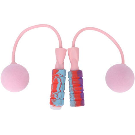 Corde à Sauter Sans Fil Fitness Brûle-Graisses Rose pour Entraînement Sportif (1/5)