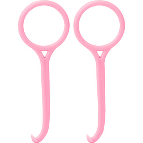 2 pièces d'enlève-attaches dentaires professionnel rose pour appareils orthodontiques et gouttières (1/5)