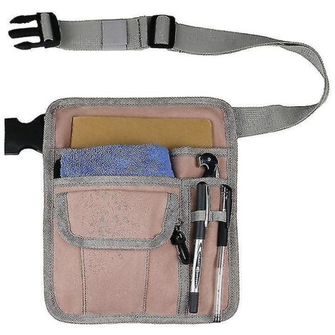 Tablier de serveur/serveuse - Ceinture utilitaire avec poche banane pour livre d'or, tablette, argent, stylos et monnaie - CoiPINK (1/4)