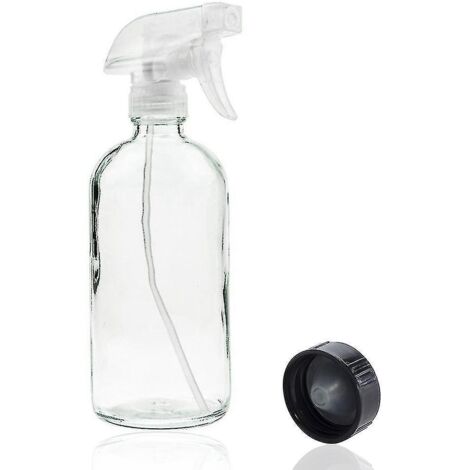 Flacon vaporisateur en verre de 500 ml, idéal pour les huiles essentielles, les plantes, les solutions de nettoyage et la laque pour cheveux. Rechargeable. (1/5)