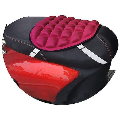 Coussin de siège en gel durable avec protection solaire pour moto, oreiller de siège de moto (1/4)