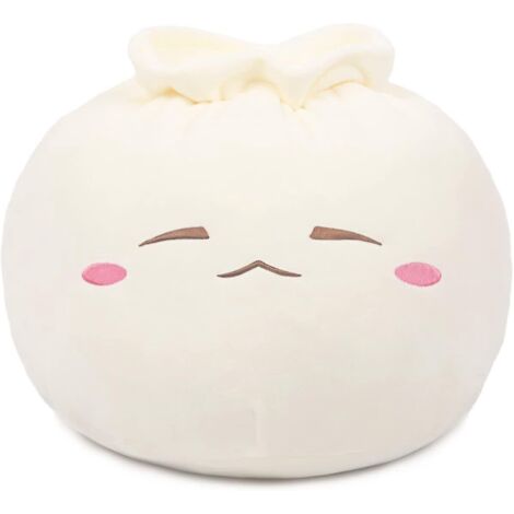 Coussin en peluche amusant en forme de nourriture, peluche décompressante en forme de ravioli, coussin mignon en forme de pain grillé, coussin de soulagement pour les mains (1/5)