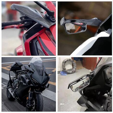 Carénage latéral universel réglable avec rétroviseurs pour moto CBR650R, YZF R1, YZF R6 et T-Max 530 (1/5)