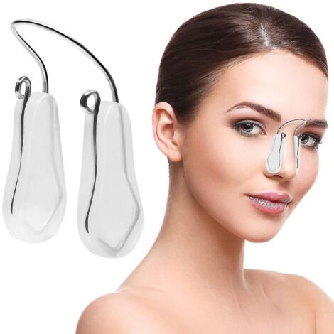 Lot de 2 correcteurs de nez en silicone, rehausseurs et affineurs pour nez larges. (1/5)