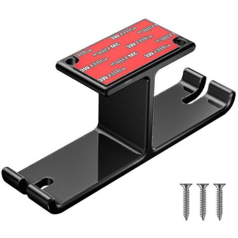 Support pour casque audio, crochet de suspension en aluminium adhésif à fixer sous le bureau DualSilver (1/5)