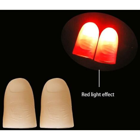 Jouet lumineux magique pour les pouces, pouces lumineux, LED clignotante, effet magique. (1/5)