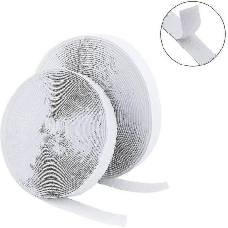 Fixez vos objets avec 25 m de ruban Velcro auto-adhésif extra-résistant de 20 mm de large. (1/5)