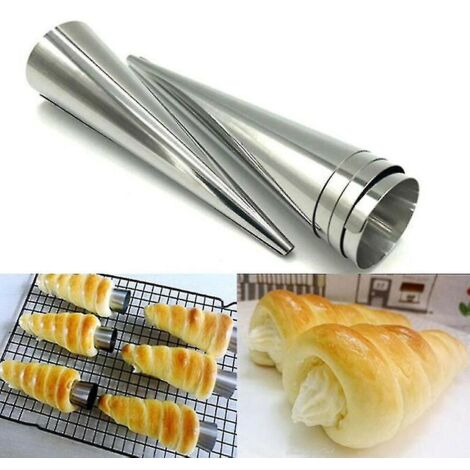 12 moules à pâtisserie en forme de cornet pour crème, pain et gâteaux - Grand format (1/5)