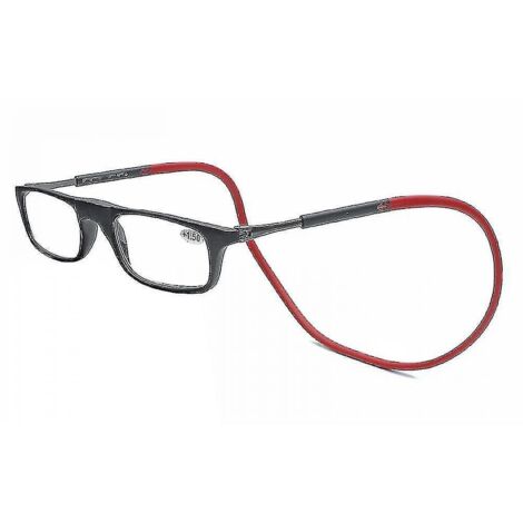 Lunettes de lecture haut de gamme à absorption magnétique, à porter autour du cou, style funky - Grossissement 3,5 (1/5)