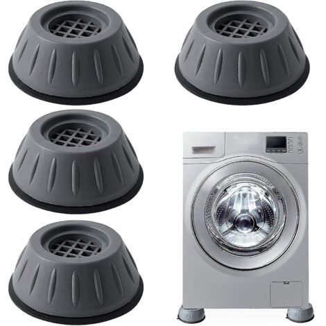Grande promotion Amortisseurs pour machine à laver, lot de 4 tapis anti-vibrations pour machine à laver (1/4)