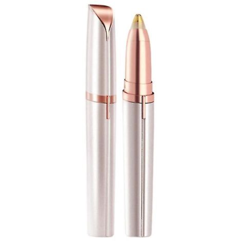 Tondeuse à sourcils et rasoir 2 en 1 rechargeable pour l'épilation du visage et des sourcils, sans douleur, pour le duvet, les sourcils et les lèvres. (1/4)